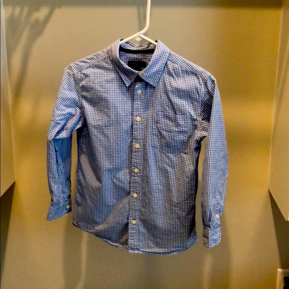 Boys long sleeve button up